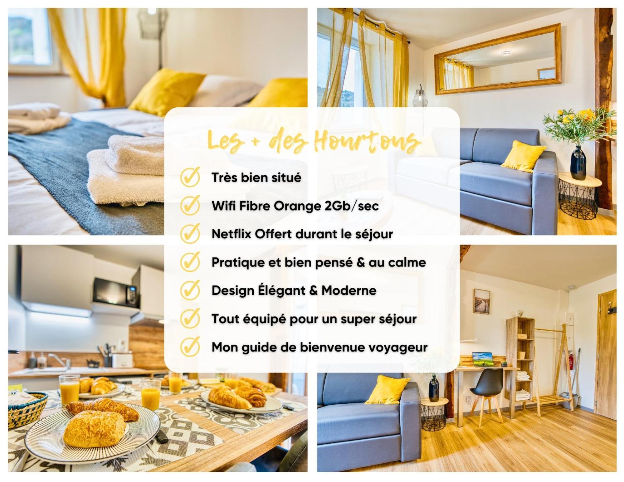 Apartamento Les Hourtous Netflix Wi-Fi Fibre Terasse 4 Pers Banassac Exterior foto